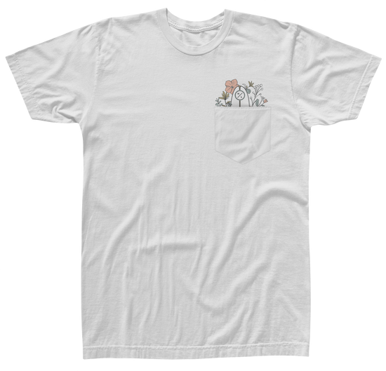 Garden Pocket Women's Tee White