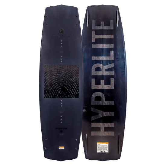 Two Blueprint Loaded wakeboards, black with HYPERLITE branding.