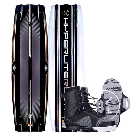 Rusty Pro w/Team X Binding featuring HYPERLITE and geometric patterns.