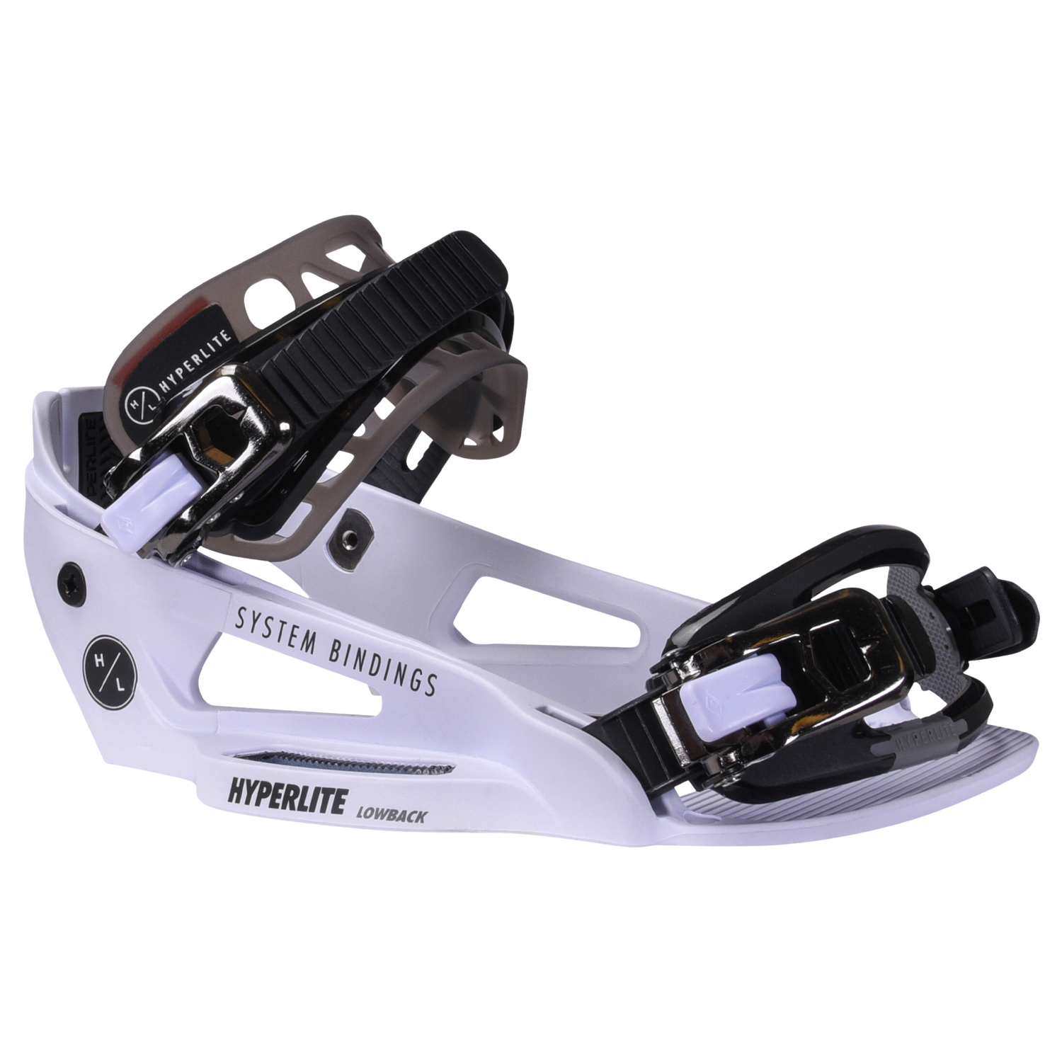 System Lowback Binding White Hyperlite 2024 Wakeboard Binding