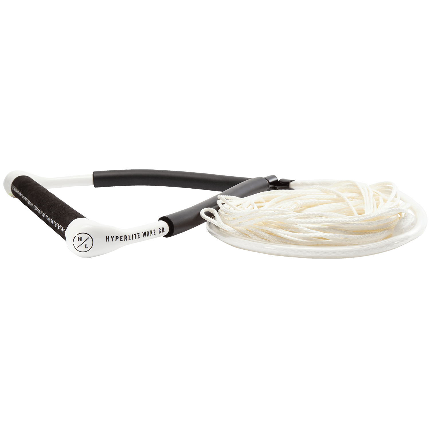 White CG Wake Handle with Maxim Line | Hyperlite 2024 | Wakeboard Rope