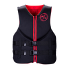 Mens Indy CGA Vest - Red, adjustable straps, zipper front; US Coast Guard approved.