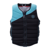 Blue/black Storm Jacket, skim style padded vest with front zipper and logo.